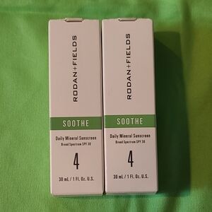 Rodan + Fields SOOTHE Daily Mineral Sunscreen SPF 30 bundle of 2